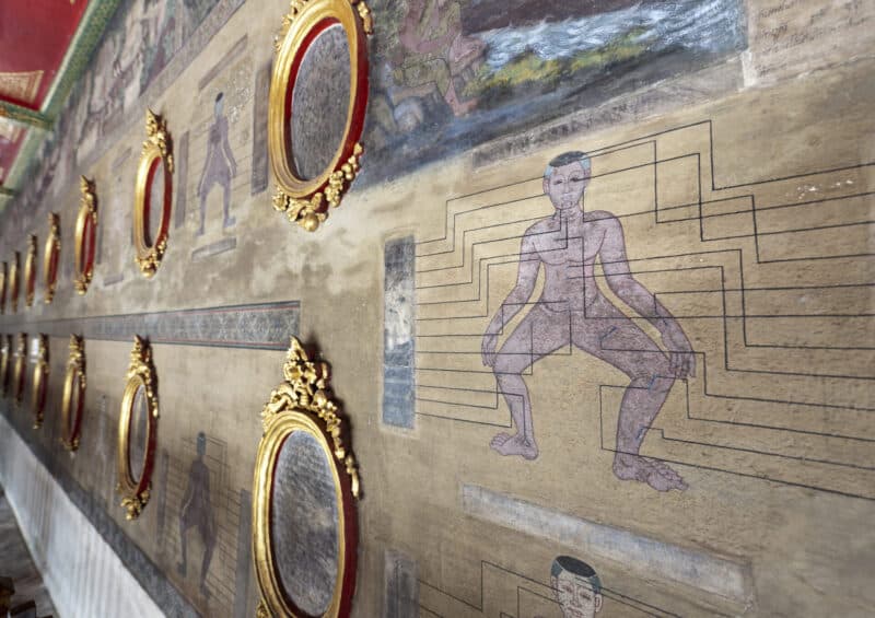 Wat Pho temple in Bangkok, birthplace of traditional Thai massage